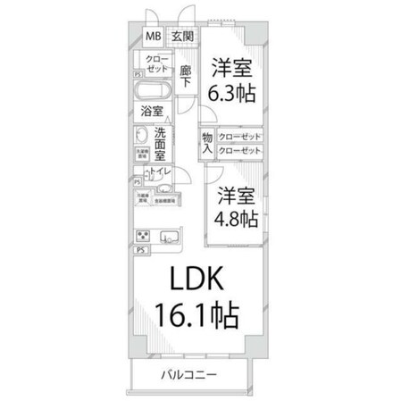 キャッスルコート土山の物件間取画像